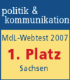 1. Platz beim Webseitentest 2007 - die Kreativste